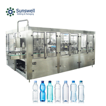 Línea de producción de agua mineral de máquina de llenado de agua completamente automática
